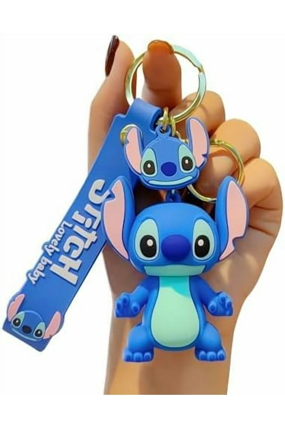 3D Silicone Stitch Keychain