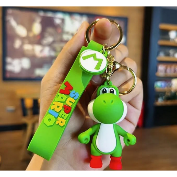 3D Silicone Yoshi Keychain
