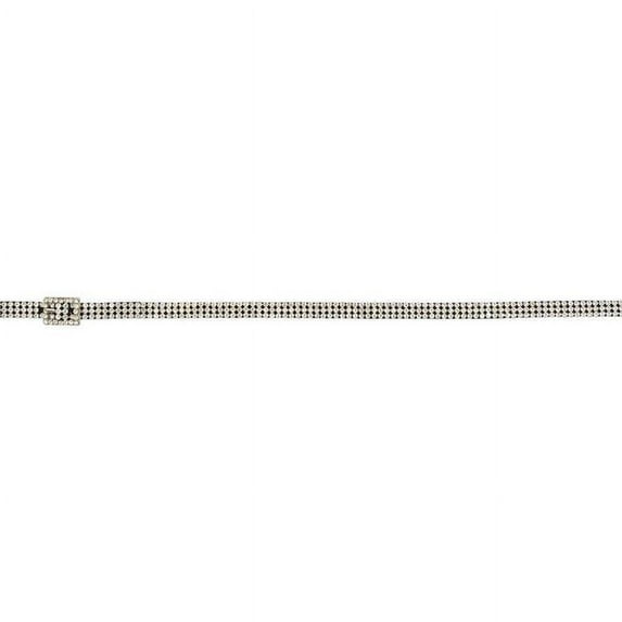 3D Silver Crystal Fashion Hatband