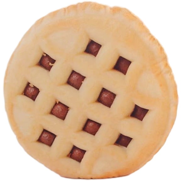 3D Simulation Butter Bread Pillow, Cookie Food Soft Lumbar Back Cushion Stuffed Plush Pillow, Pizza Bread Body Pillow Toy Gift