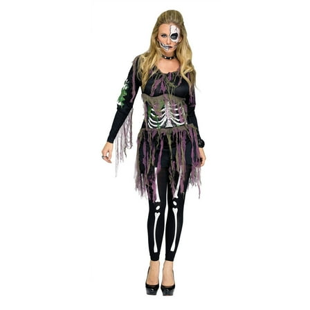 3D Skeleton Adult Costume Small/Medium
