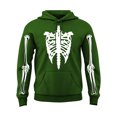 thumbnail image 1 of 3D Skeleton Ribcage Print Halloween Hoodie, Spooky Scary Graphic Pullover Sweatshirt, Novelty Halloween Gift for Adults, 1 of 4