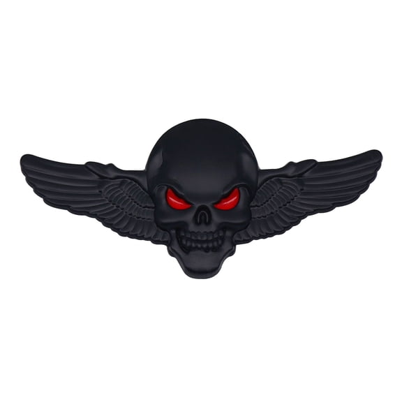 3D Skeleton Skull Emblems Metal Badge Car Badge Sticker Car Grill Body Trunk Badge Sticker Decal