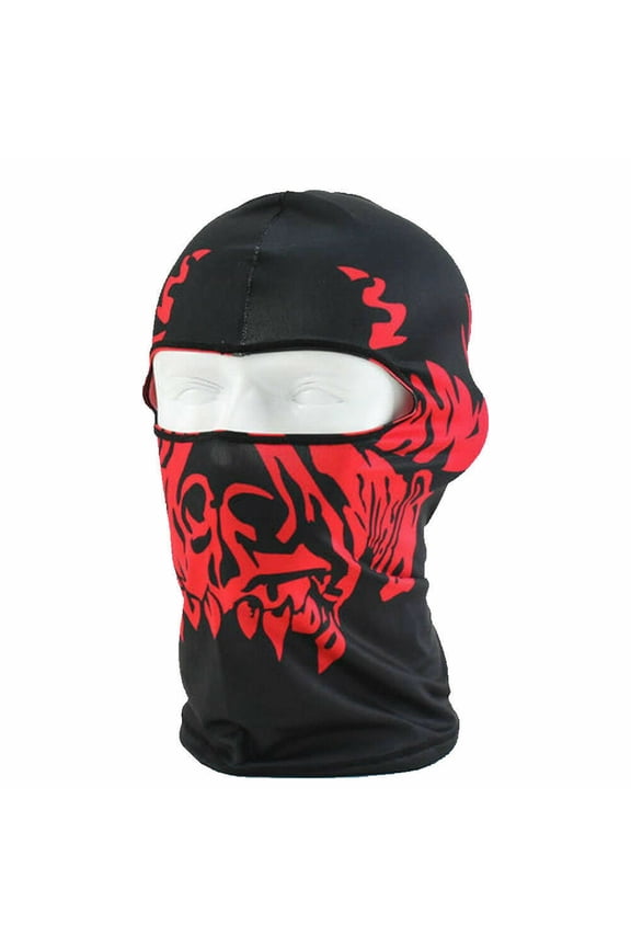 3D Skull Balaclava Ski Mask for Men Women, Motorcycle Cycling UV Protection Full Face Mask Scarf, Summer Cooling Neck Hood for Hiking Skiing Halloween