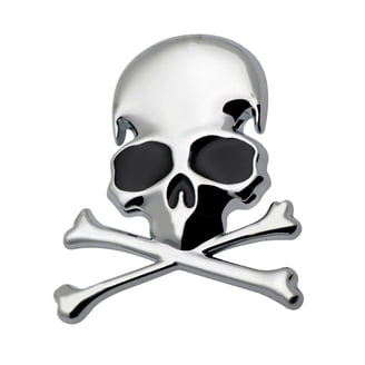 Carbon Fiber Skull Skeleton Evil Car Trunk Lid Emblem Badge Decal Stickers – Unbranded