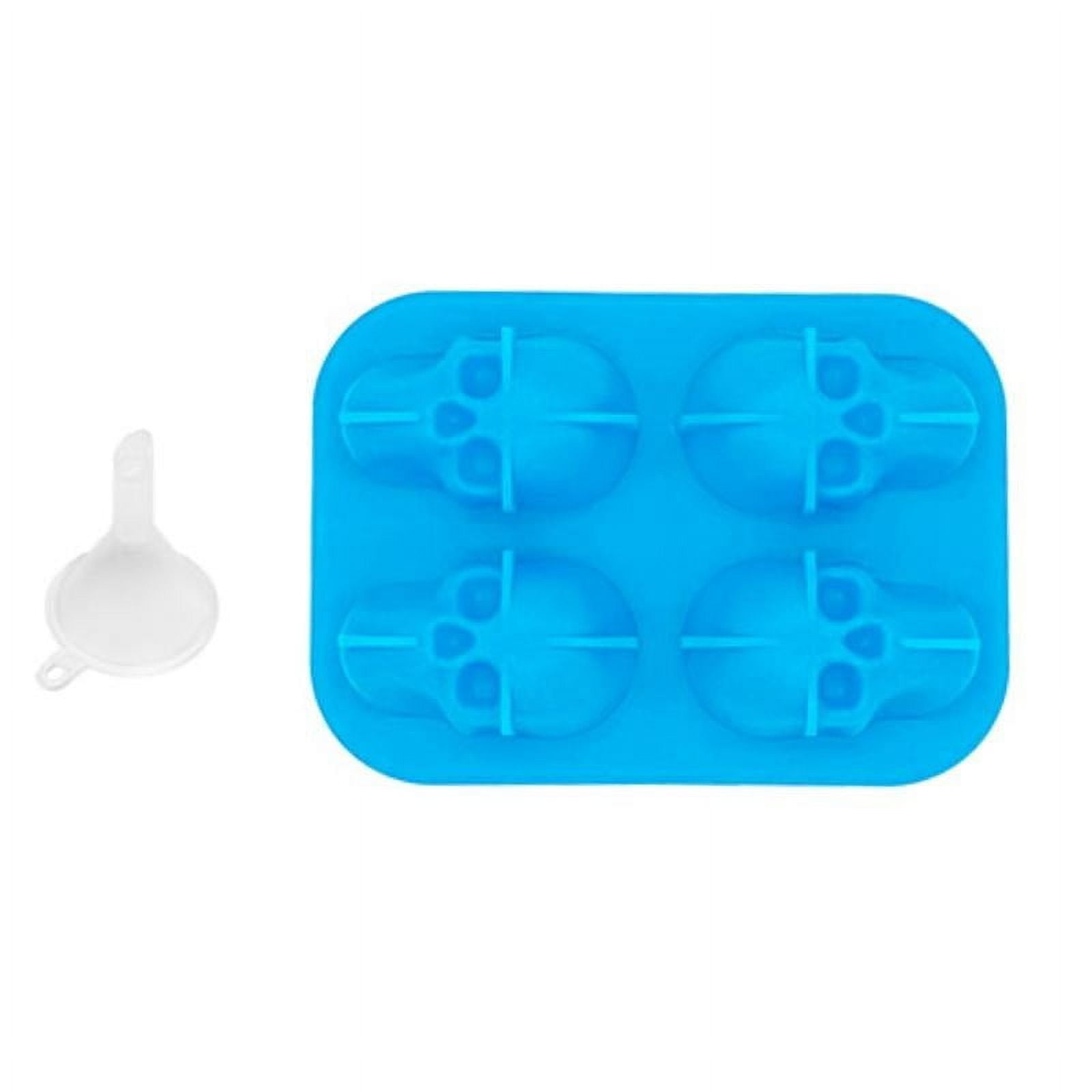 3D Skull Silicone Mold Ice Cube Tray Mould Ice Cube Maker Ice Ball Mold Whiskey Wine Cocktail Ice Cube Ice Ball Mold