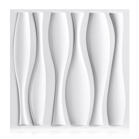 3D Slat Wall Panel,3D Fluted Textured Panel Decorative Wall Panel For Home Office Restaurant New Look