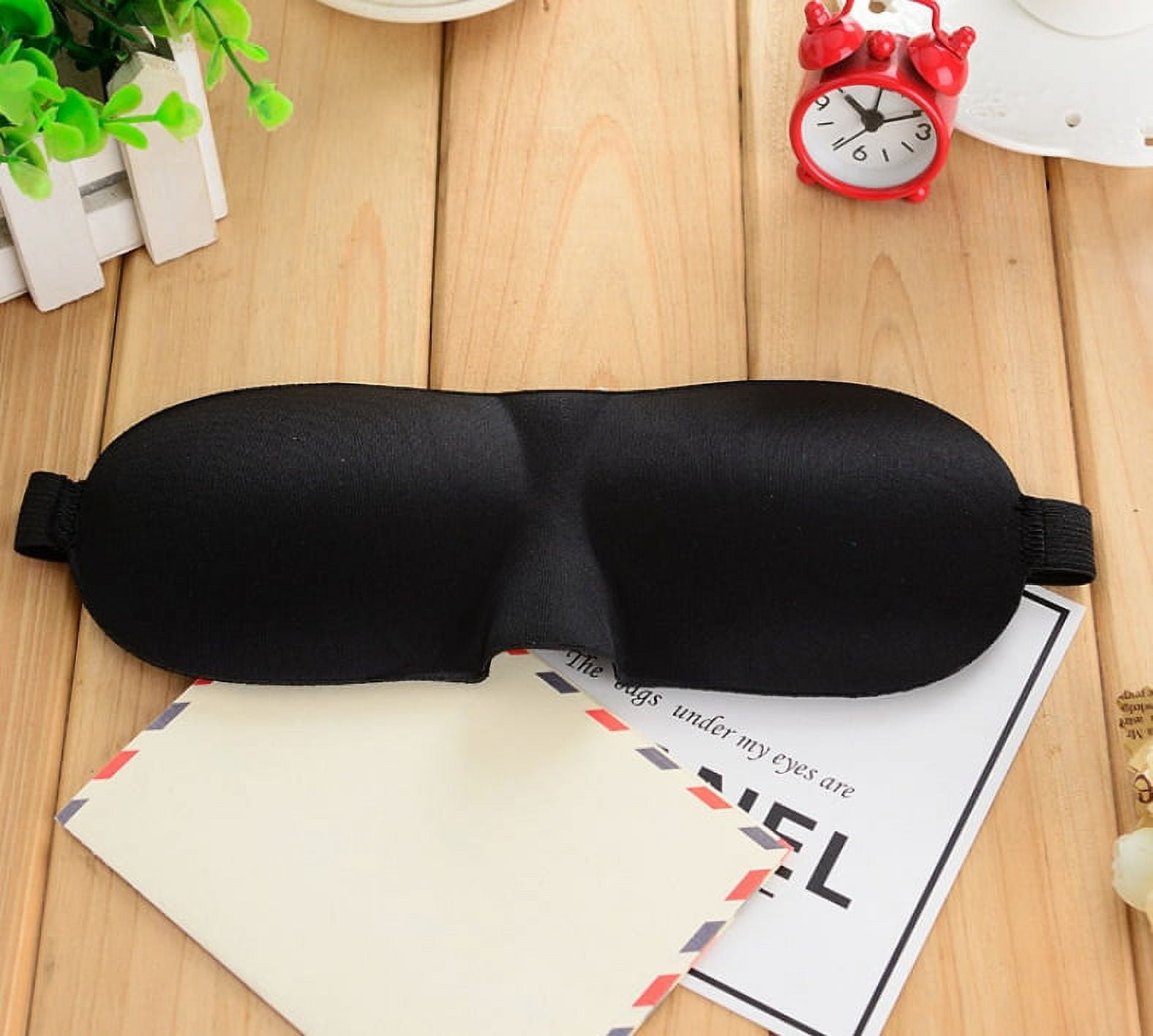 3D Sleep Mask for Your Eyes, Polyester Blackout and Blindfold for