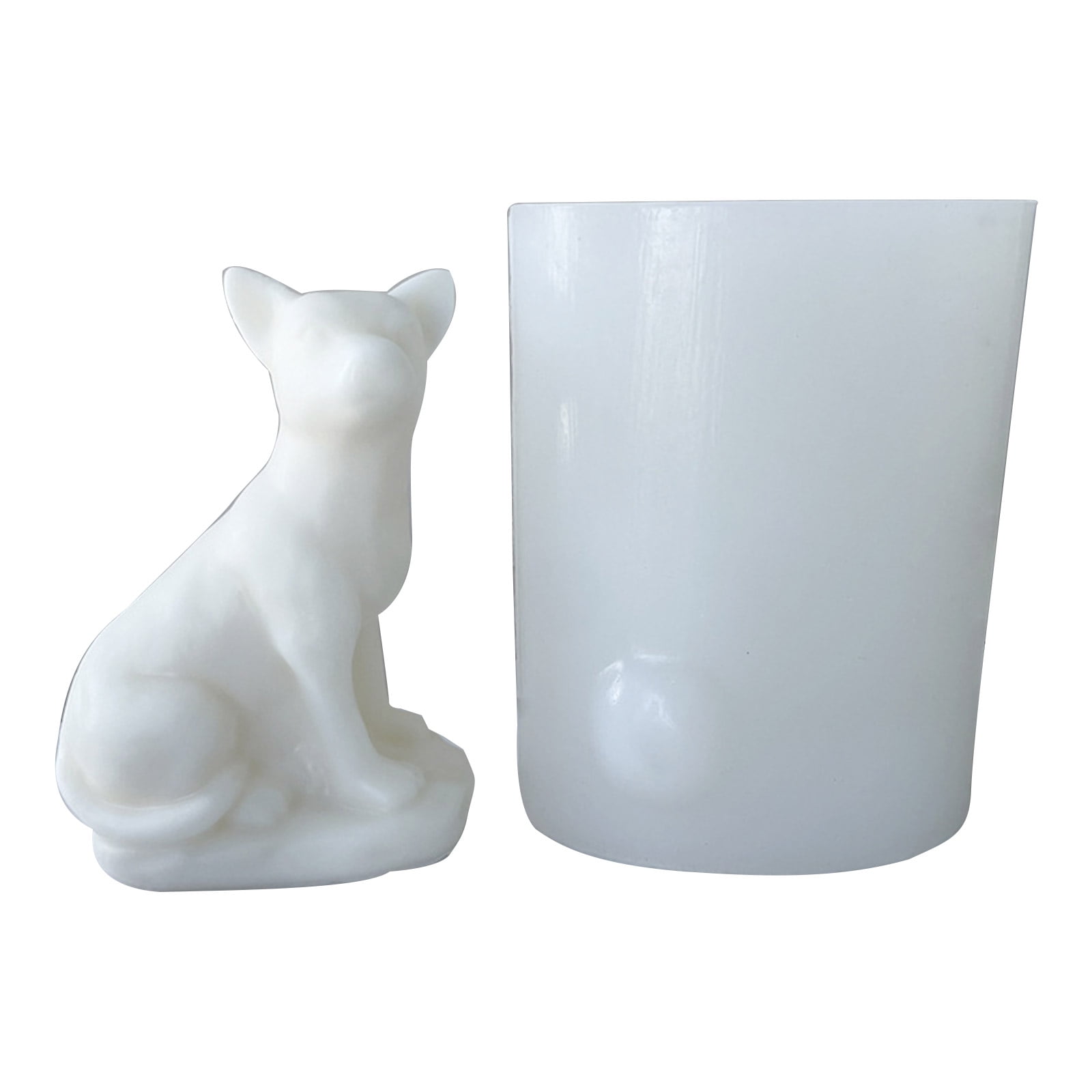 3D Small Dog Silicone Candle Mold Wax Melt Polymer Making Handmade Projects Mold Supplies