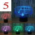 3D Small Night Light Touch 16 colors change Gift Boys Table Lamps For