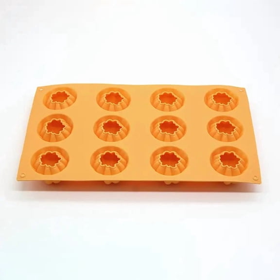 3D Small Pumpkin Silicone Mold for Halloween  Non-Stick Baking Mold for Chocolate, Candy, Soap & Resin Crafts