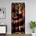 thumbnail image 1 of 3D Snake Door Curtain For Doorway Privacy Adults Teens,Red Black Snake Room Divider Curtain,Jungle Reptile Blackout Curtain,Safari Animal Room Divider Curtain Temporary Door,34"W X 80"L, 1 of 4