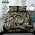 3D Snake Style Bedding Set For Bedroom Soft Duvet Cover Bedspreads For