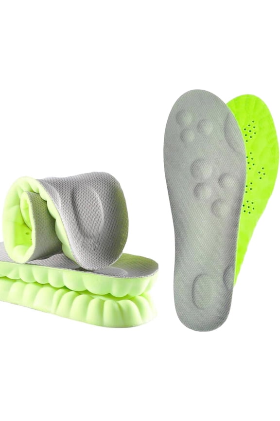 3D Sneaker Insoles Cloud Sole with Excellent Shock Absorption and Cushioning for Men and Women Comfortable Feet Relief Insoles (1Pair, Men US 10.5-13)