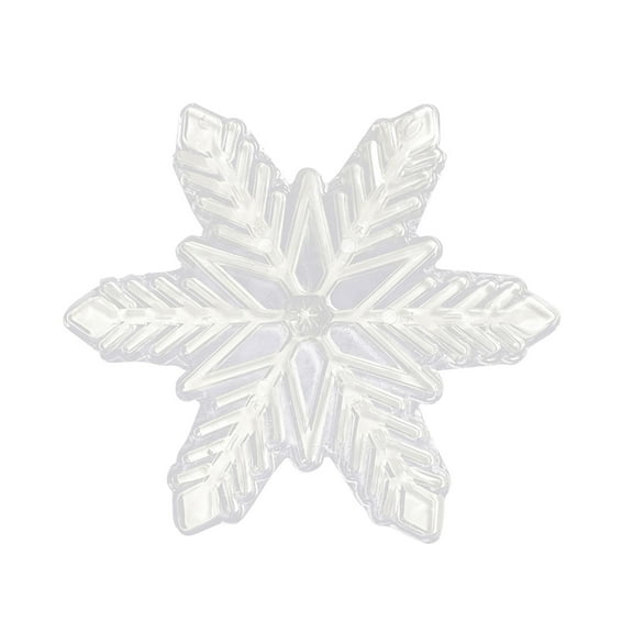 3D Snowflake Snowboarding Stomp Pad Anti Slip for Increasing Friction Sturdy White