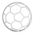 thumbnail image 1 of 3D Soccer Ball Cookie Cutter 4 in – Injection Molded Plastic – Made in the USA – Foose Cookie Cutters – Cookie Mold, 1 of 3