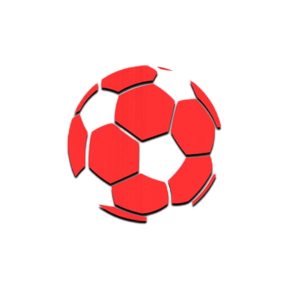 3D Soccer Ball Wall Decal Acrylic Colorful 3D Stereo Effect Easy to Install for Living Room Bedroom Home Decor