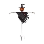 3D Solar LED Ghost Scarecrow Pumpkin Stake Light Decoration with Sturdy Metal Frame for Halloween Lawn Pathway Decor
