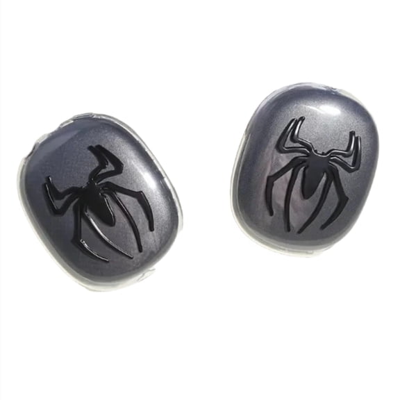 3D Spider Design Ear Cup Covers for AirPods Max 2, Clear Transparent Protectors