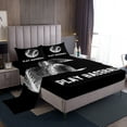 thumbnail image 1 of 3D Sports Baseball Sheets Youth, Play Baseball Bed Sheets Set Twin Size Sports Theme Sheet Set Bedroom Collection, Ball Sports Competition Bed Set 3 Pieces, 1 of 5