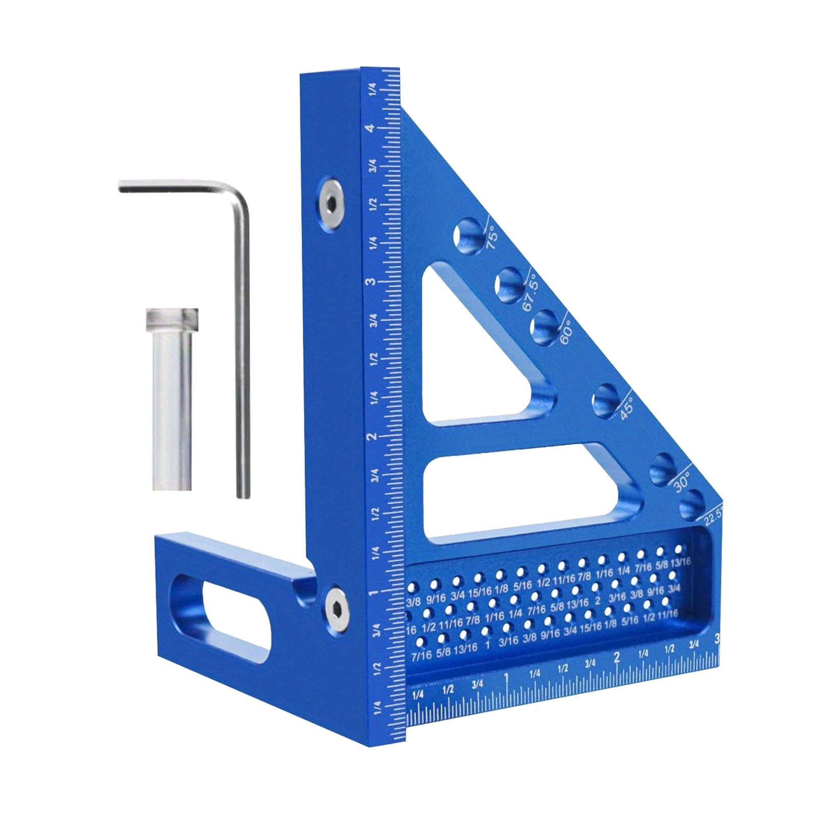 3D Square, Miter Triangle Ruler Aluminum Alloy 3D Square Protractor ...