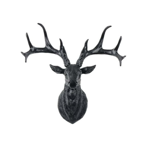 3D Stag Head Wall Sculpture - Deer Statue Artwork for Home, Gallery and Studio Wall Decoration