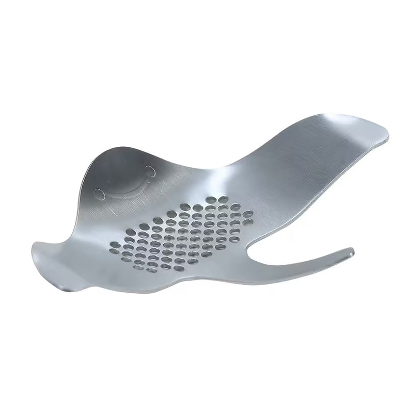 3D Stainless Steel Manta Fish Garlic Press | Fun Kitchen Ornaments | Stress Relief Helper