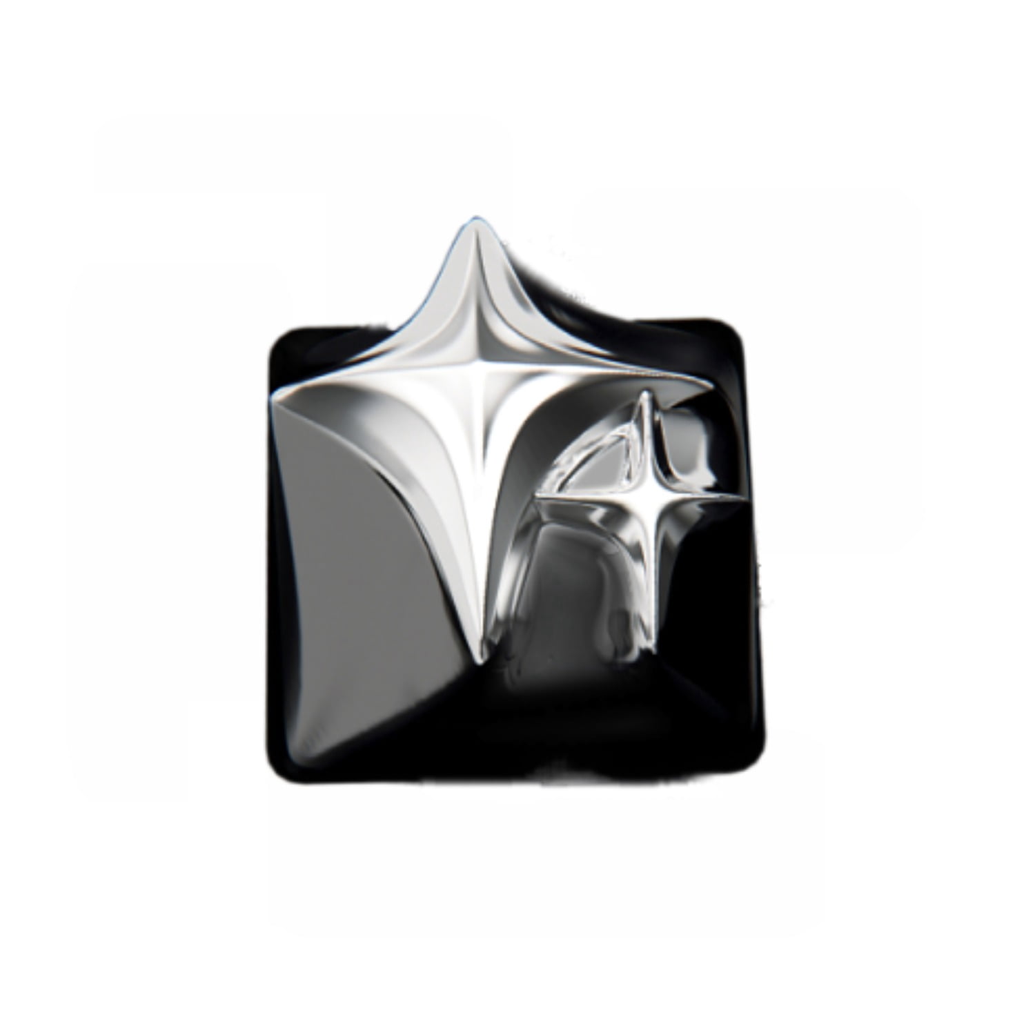 Single Rounded Key Cap 3D Star Design Keycap, Custom Metal Single Esc Keycap for Mechanical ...