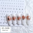 thumbnail image 1 of 3D Star Nail Art Stickers, Self-Adhesive Metal Star Nail Decals, DIY Glam Nail Art Accessories for Women, 1 of 3