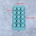 thumbnail image 1 of 3D Star-Shaped Silicone Ice Tray - 15-Cavity Non-Stick Mold for Ice Cubes, Chocolates, and Candy - Blue, 1 of 9