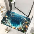 thumbnail image 1 of 3D Stereo Pond Diatomaceous Earth Rug Entryway Non Absorbent Mat Bathroom/Kitchen Oil Proof Foot Mat Realistic Decor Mat, 1 of 4