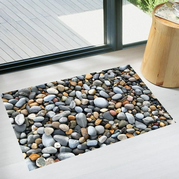3D Stone Floor Wall Sticker Decor Art Vinyl Home Kitchen Bathroom Decal