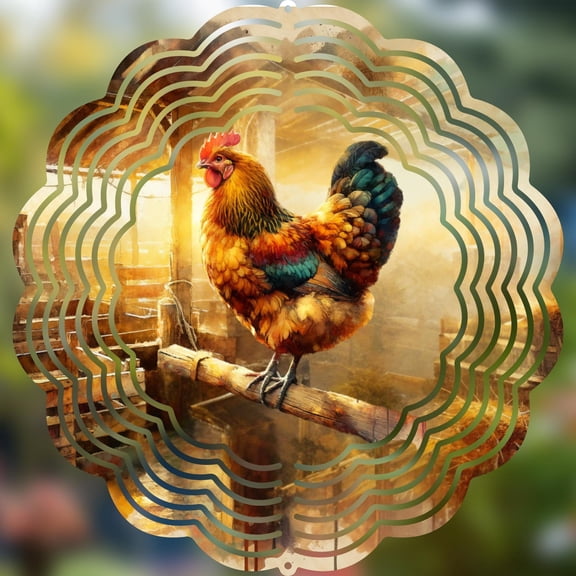 3D Sun & Moon Metal Wind Spinner Galaxy Inspired Cosmic Garden Decor