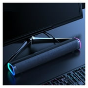 3D Surround Soundbar Bluetooth 5.0 Speaker Wired Computer Speakers Stereo Subwoofer Sound Bar For Laptop PC Theater TV 3.5mm ,Quality Sound