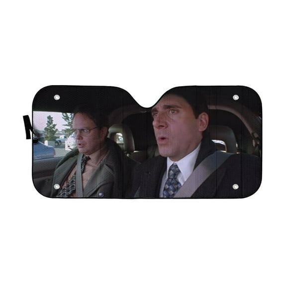 3D T.O Car Auto Sunshades Windshield Heat Protection, Halloween Decorative Sun Shades Univeral Fit Cars Suv Truck . Halloween Horror Movie Cosplay Office Car Decor