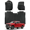 thumbnail image 1 of 3D TPE Floor Mats for 2015-2024 Ford F-150 & F-150 Lightning SuperCrew Cab, All-Weather Custom Fit Front Row Bucket Seat Mats with Contoured Edges, 1 of 6