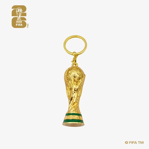 FIFA World Cup 2026 Soccer 3D Trophy Keychain - 2.5 inch