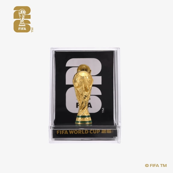 FIFA World Cup 2026 Soccer 3D Trophy Replica in Display Case