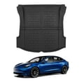 thumbnail image 1 of 3D Tech Trunk Mat Liners For 2017-2023 Tesla Model 3 Except Highland, Premium All Weather floor mats, Compatible for tesla model 3 trunk mat 2021 2022 2023 2024 Exc. Highland, 1 of 5