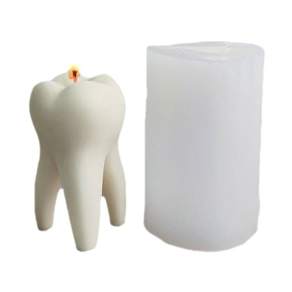 3D Teeth Epoxy Mold Making Soap Melt Resin Clay Home Decorations