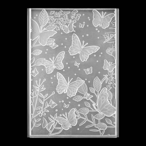 3D Textured Embossing Folders Flower Leaf Template 5x7 Inch Plastic Embossing Folder