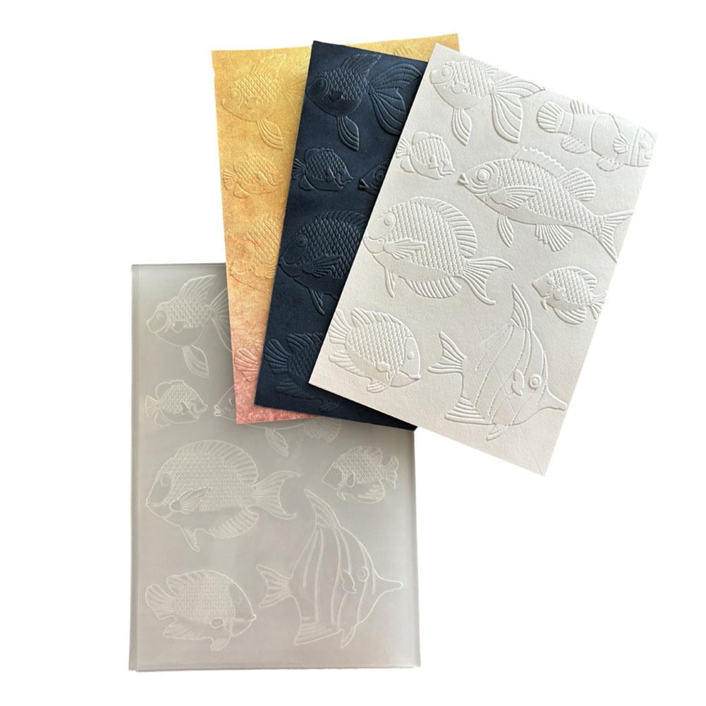 3D Textured Tree Plastic Embossing Folders Embossing Universal Folders ...