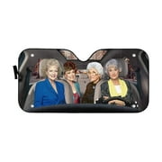 3D The Golden Girls Car Auto Sunshades Windshield Heat Protection Sun Shades Univeral Fit Cars Suv Truck