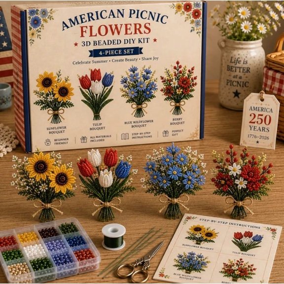 3D Three-Dimensional Beading DIY Craft Kit Creative Animal, Monster, Bird, and Dwarf Beading Material Pack Beginner-Friendly with Tutorial Stress-Relief Craft Gift for Children and Adults