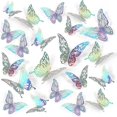 thumbnail image 1 of 3D Three-dimensional Hollow Butterfly Wall Sticking To The Wall Decoration, 1 of 2