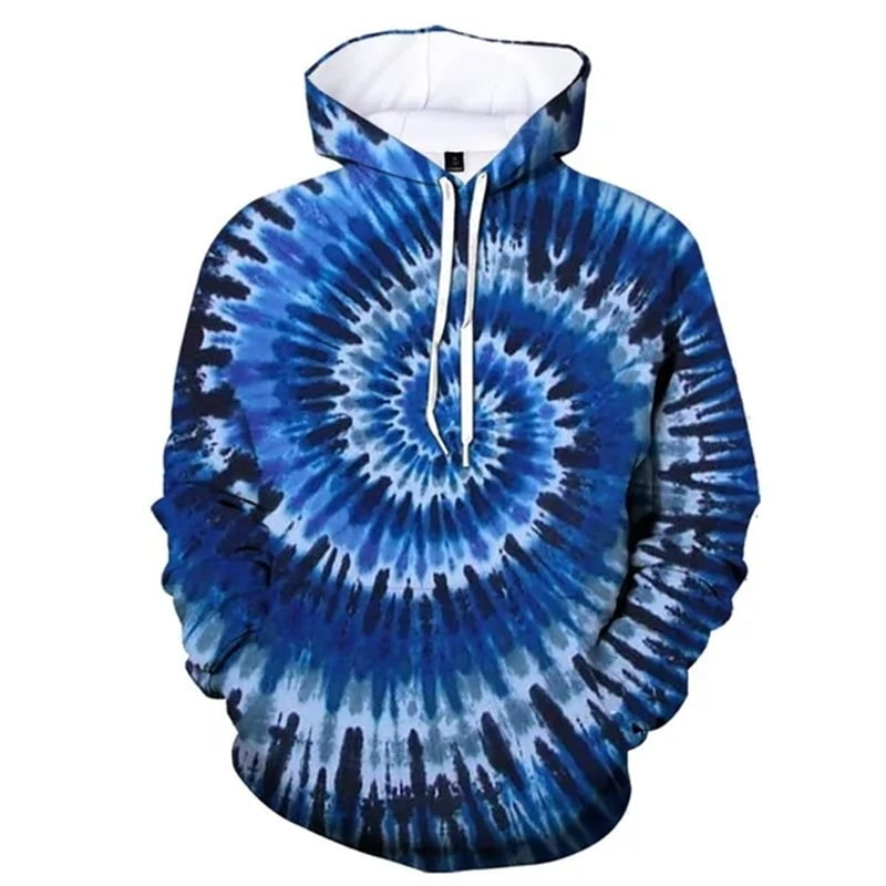 3D Tie Dye Graphic Hoodies For Men Kids wear Hip Hop Hooded Sweatshirts