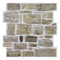 thumbnail image 1 of 3D Tile Stickers, 3D Faux Stone Textures, Matte, 30cm x 30cm, Water and Mold Resistant, for Living Room, Kitchen Wall Update, 1 of 9