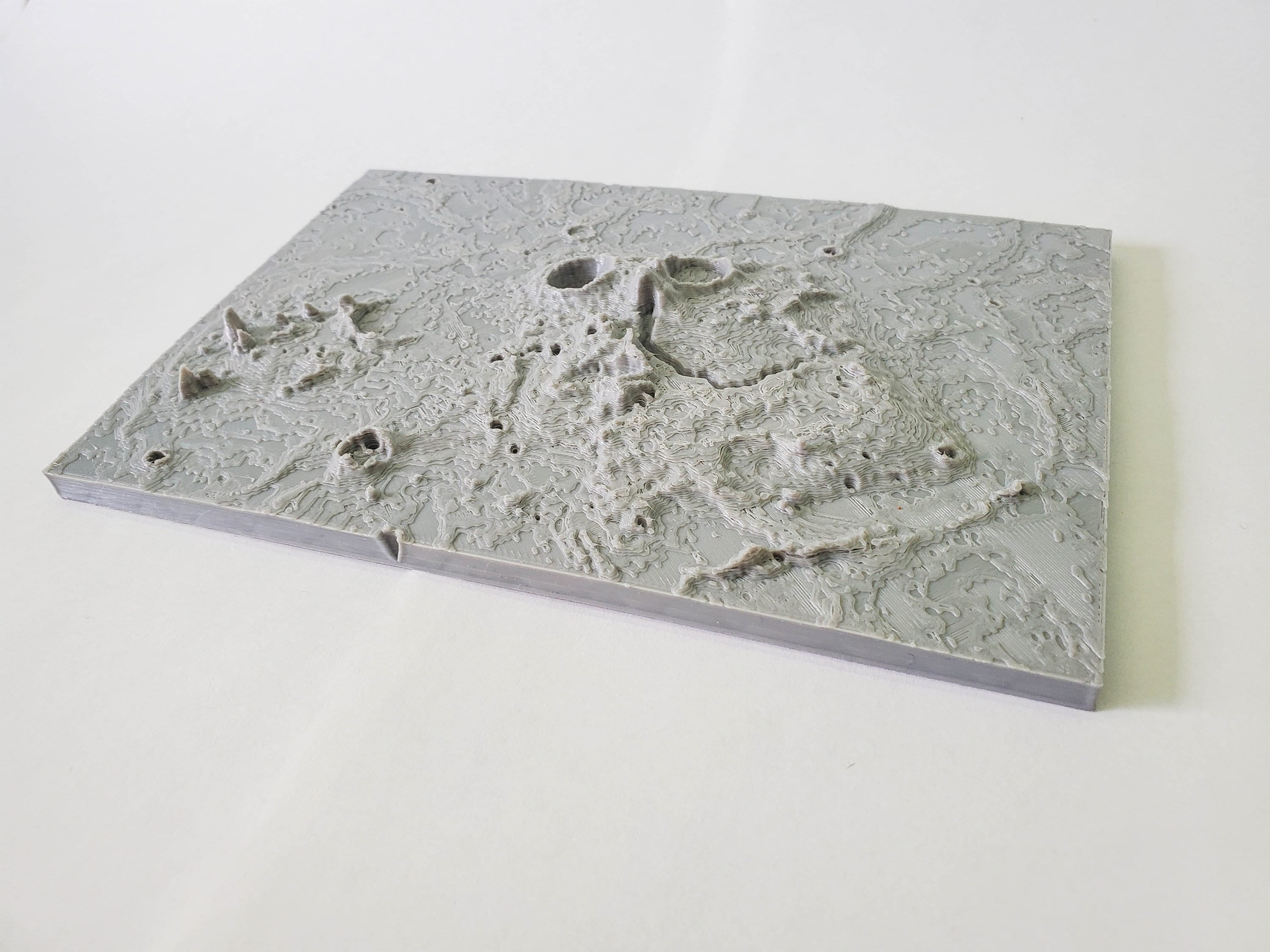 3D Topography map of the ARISTARCHUS region on the moon. Data taken ...