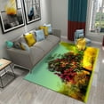 thumbnail image 1 of 3D Tree Carpet Natural Landscape Scenery Carpets for Living Room Bedroom Bathroom Non-slip Area Rug for Home r Floor Mats, 1 of 6