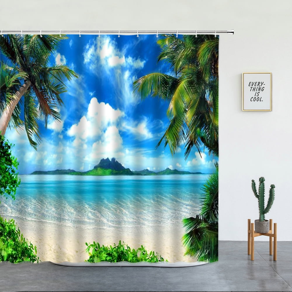 Palm Tree Shower Curtains